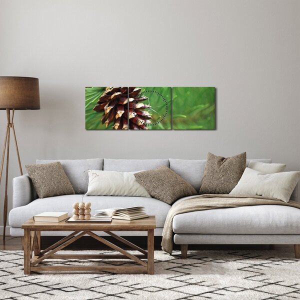 Slika češera (sa satom) (90x30 cm)
