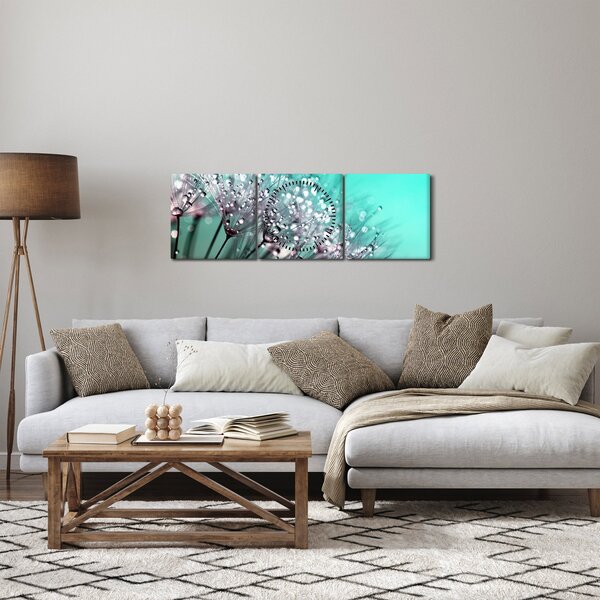 Slika - rosna biljka (sa satom) (90x30 cm)