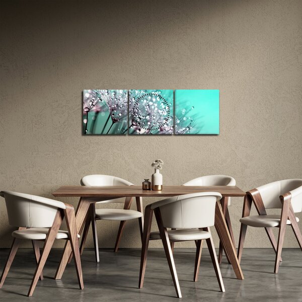 Slika - rosna biljka (sa satom) (90x30 cm)