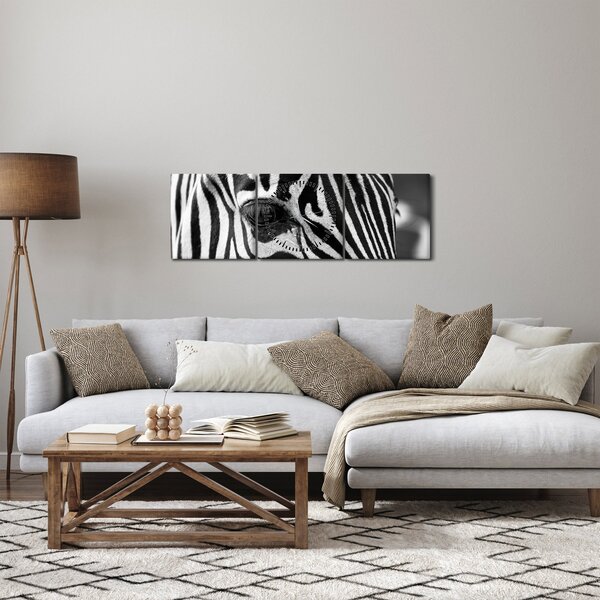 Slika zebre (sa satom) (90x30 cm)