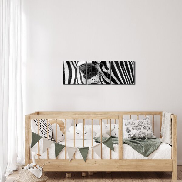 Slika zebre (sa satom) (90x30 cm)
