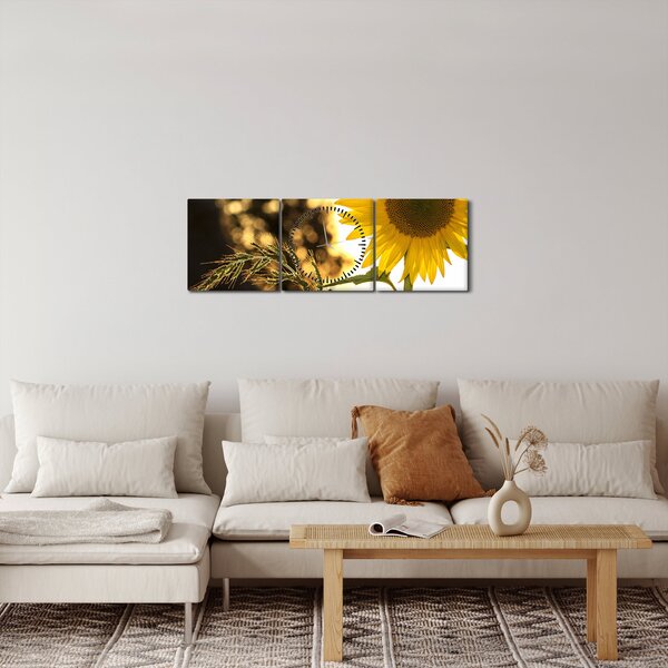 Slika suncokreta (sa satom) (90x30 cm)