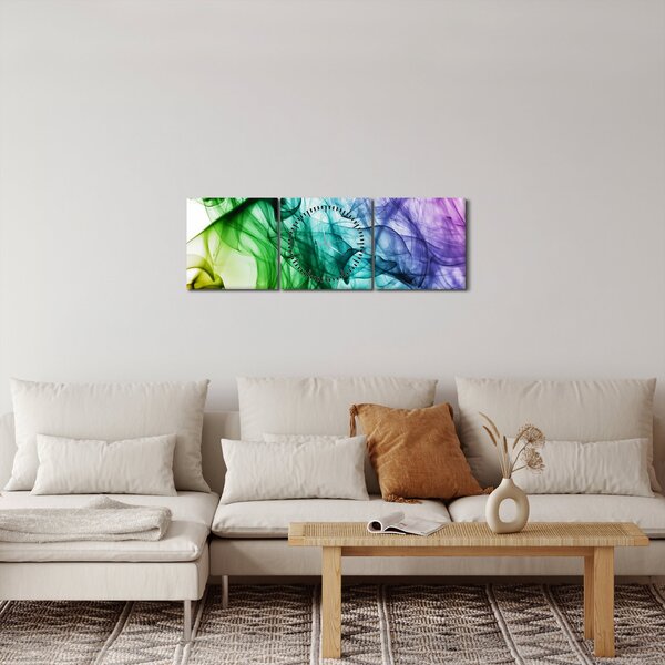 Slika - dim u boji (sa satom) (90x30 cm)