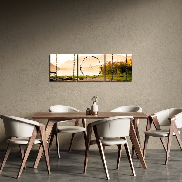 Slika ljuljačke u prirodi (sa satom) (90x30 cm)