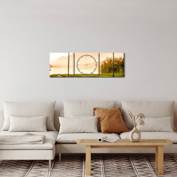 Slika ljuljačke u prirodi (sa satom) (90x30 cm)