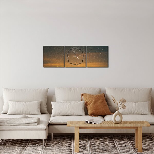 Slika zvjezdanog neba (sa satom) (90x30 cm)