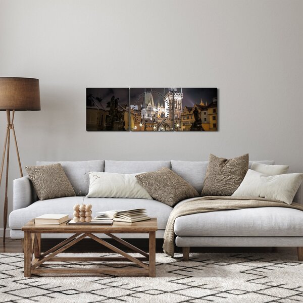 Slika osvijetljene Prašne brane (sa satom) (90x30 cm)