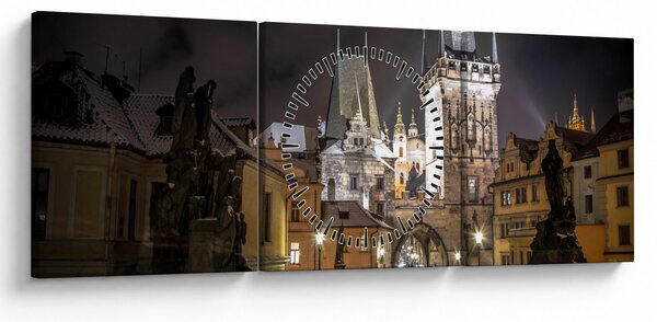 Slika osvijetljene Prašne brane (sa satom) (90x30 cm)