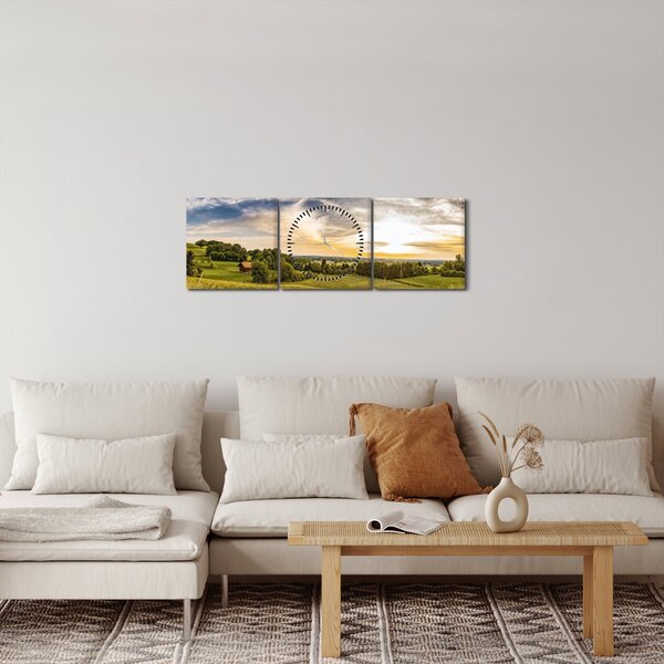 Slika pejzaža (sa satom) (90x30 cm)