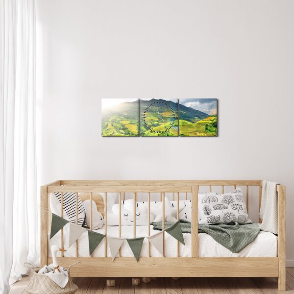 Slika plantaže (sa satom) (90x30 cm)