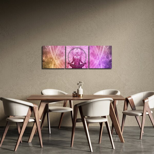 Slika meditacije (sa satom) (90x30 cm)