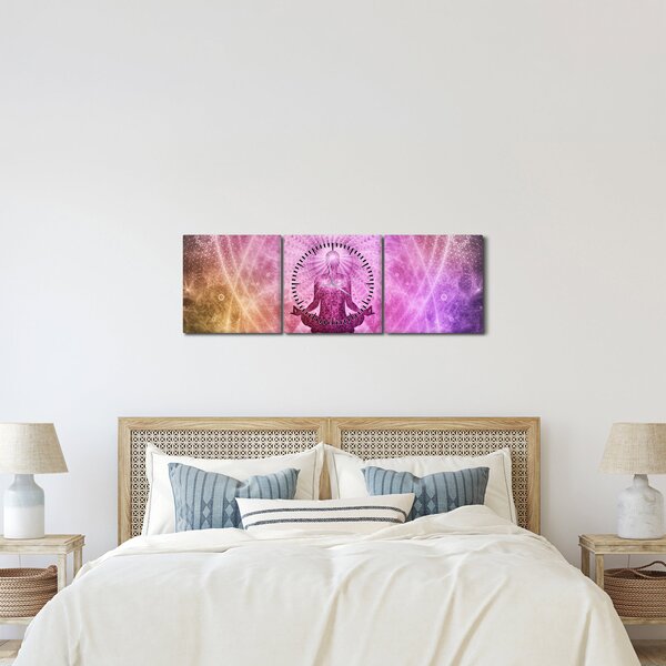 Slika meditacije (sa satom) (90x30 cm)