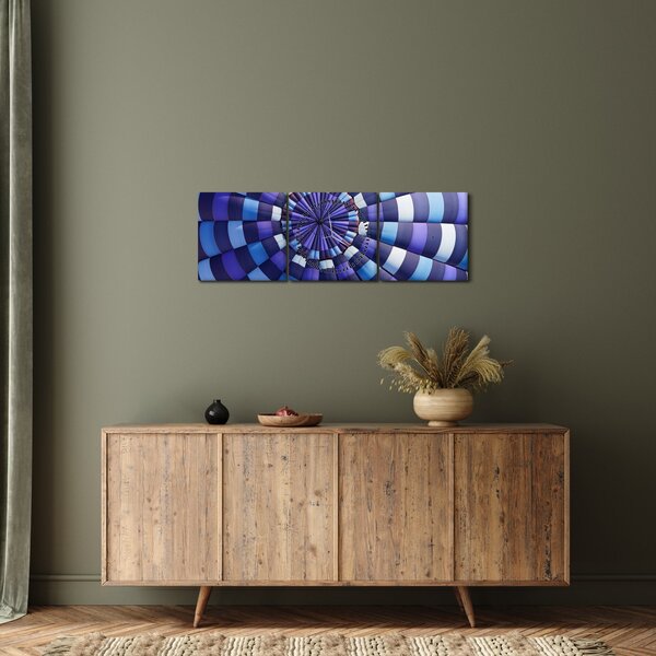 Slika strukture letećeg balona (sa satom) (90x30 cm)