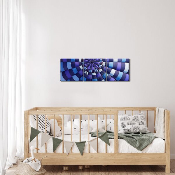 Slika strukture letećeg balona (sa satom) (90x30 cm)