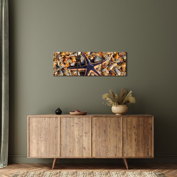 Slika morske zvijezde (sa satom) (90x30 cm)