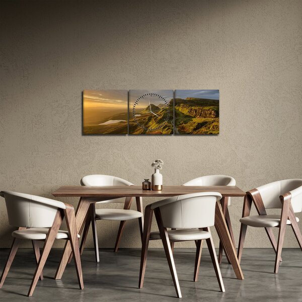 Slika planinskog lanca (sa satom) (90x30 cm)