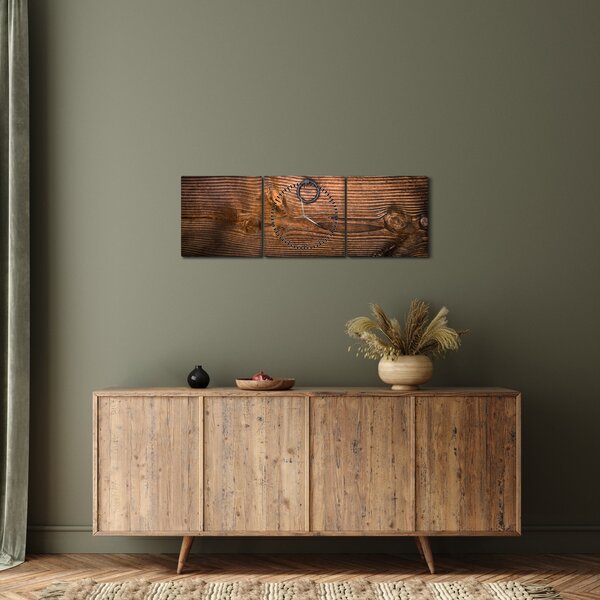 Slika teksture drveta (sa satom) (90x30 cm)