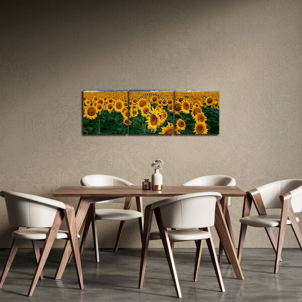 Slika polja suncokreta (sa satom) (90x30 cm)