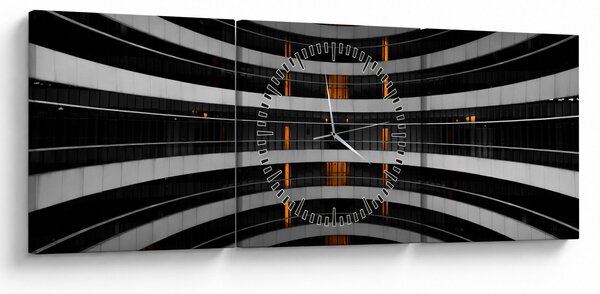 Apstraktna slika - zgrada (sa satom) (90x30 cm)