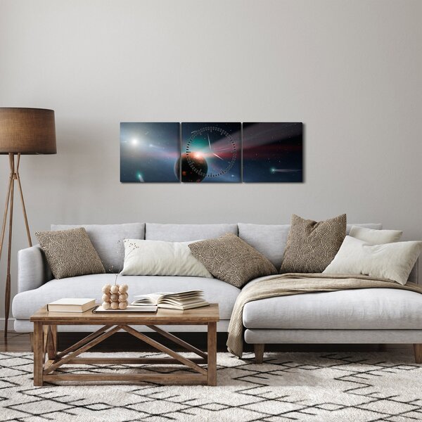 Slika malog planeta (sa satom) (90x30 cm)