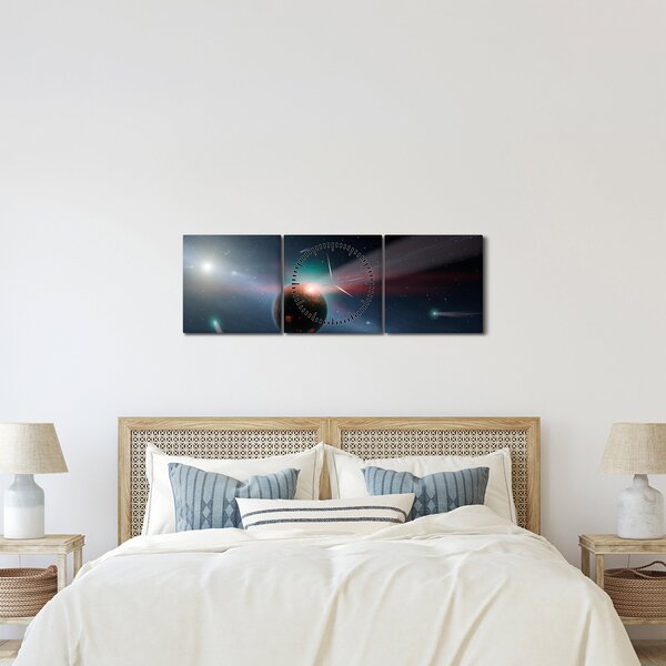 Slika malog planeta (sa satom) (90x30 cm)