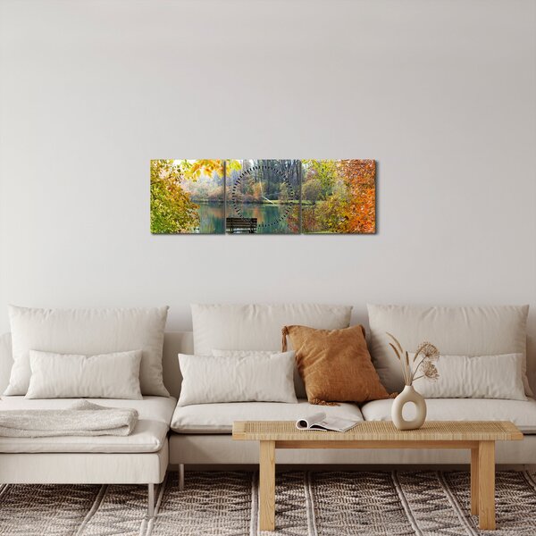 Slika ribnjaka (sa satom) (90x30 cm)
