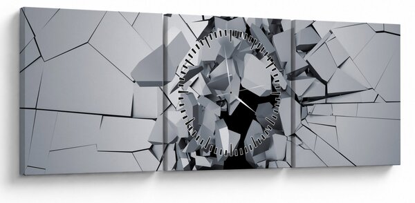 3D apstraktna slika (sa satom) (90x30 cm)
