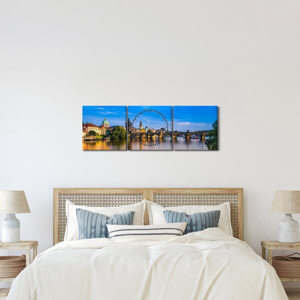 Slika Karlova mosta (sa satom) (90x30 cm)