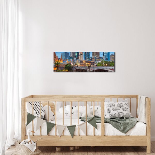Slika grada Melbournea (sa satom) (90x30 cm)