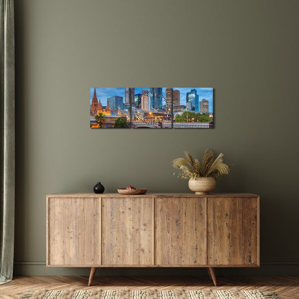 Slika grada Melbournea (sa satom) (90x30 cm)