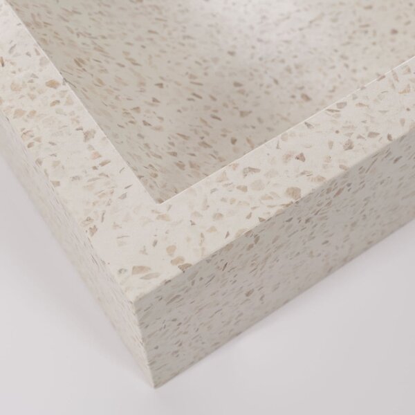 Umivaonik terrazzo Kave Home Sunday, 45 x 40 cm