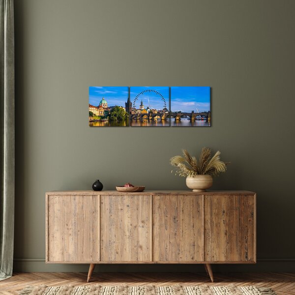 Slika Karlova mosta (sa satom) (90x30 cm)