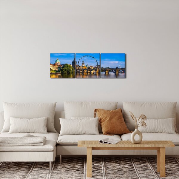 Slika Karlova mosta (sa satom) (90x30 cm)