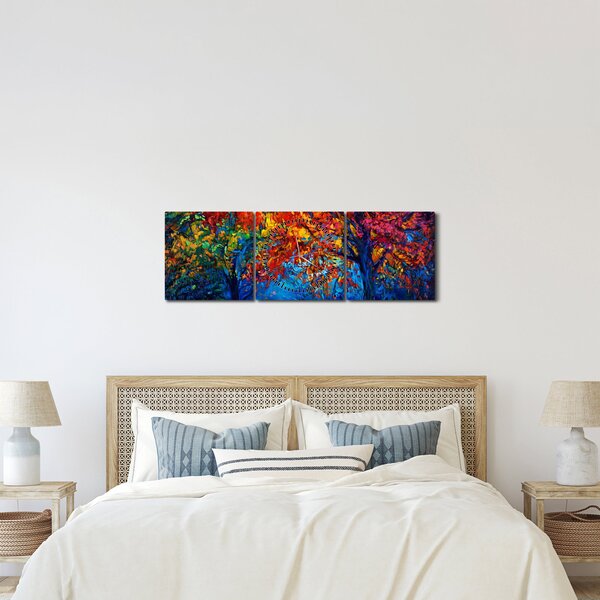Slika crtež prirode (sa satom) (90x30 cm)