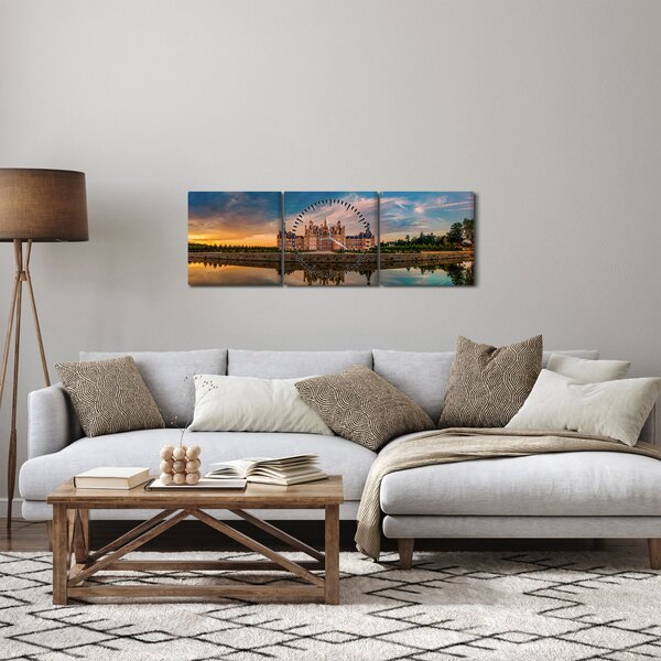 Slika dvorca (sa satom) (90x30 cm)