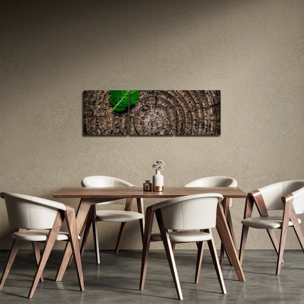 Slika lista na deblu drveta (sa satom) (90x30 cm)