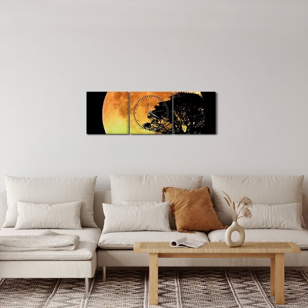 Slika sjena na mjesečini (sa satom) (90x30 cm)