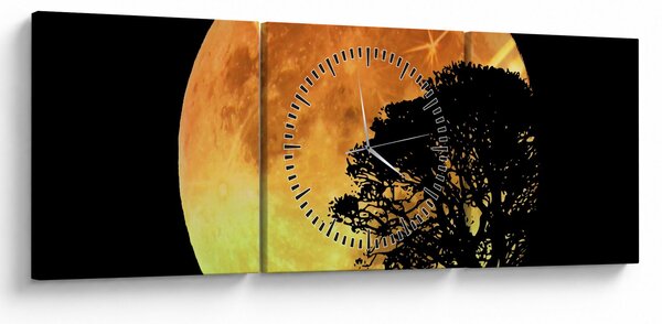 Slika sjena na mjesečini (sa satom) (90x30 cm)