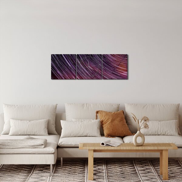 Slika zamagljenih zvijezda na nebu (sa satom) (90x30 cm)