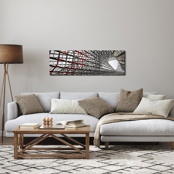 Slika željezne konstrukcije (sa satom) (90x30 cm)