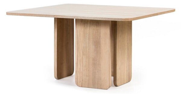 Blagovaonski stol s jasenovim furnirom Teulat Arq, 137 x 137 cm