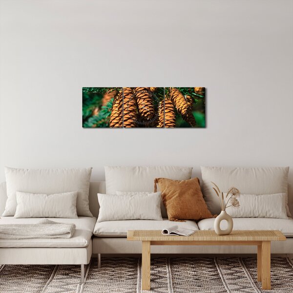 Slika češera (sa satom) (90x30 cm)