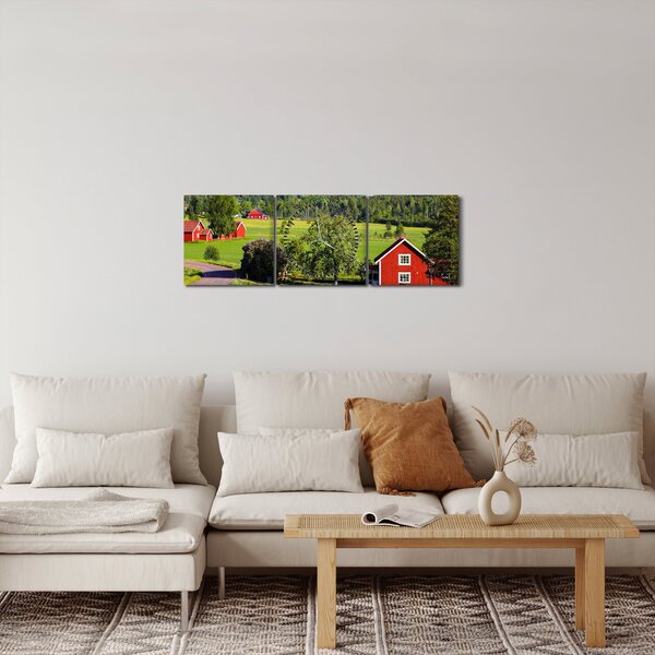 Slika sela (sa satom) (90x30 cm)