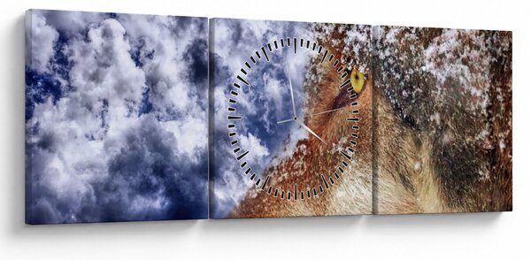 Slika vuka (sa satom) (90x30 cm)