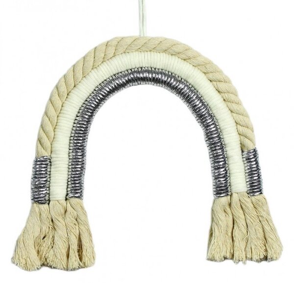 Makrame ukras – duga, 25×30 cm, OZD10S