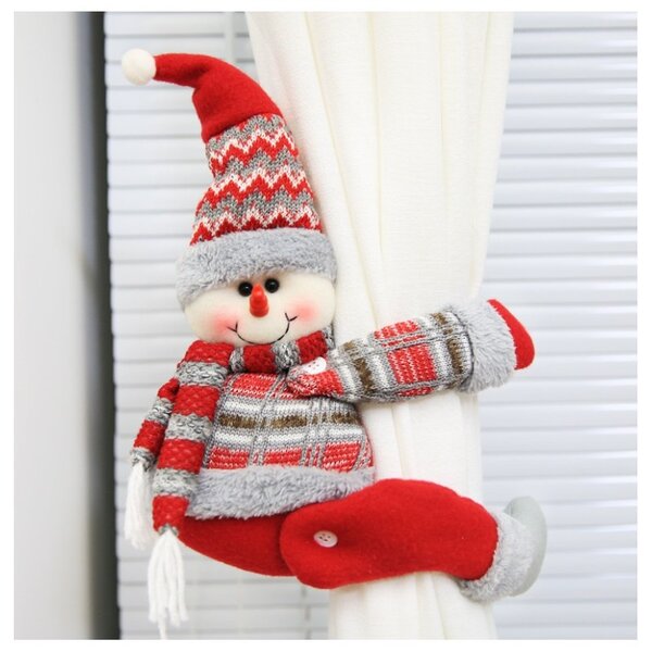 Božićna figura – snjegović, na čičak, 34 cm