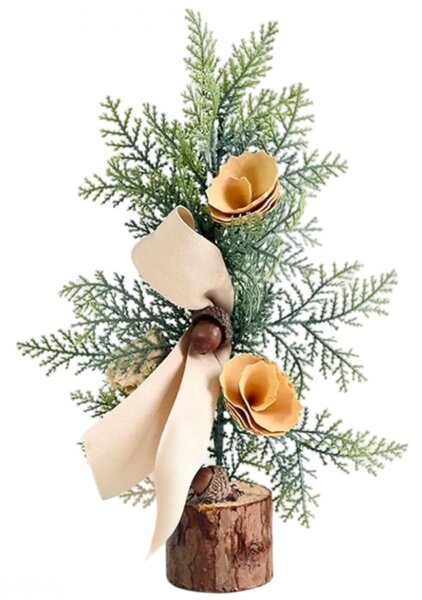 Mali ukrasni bor – na drvenoj podlozi, 9×25,5 cm