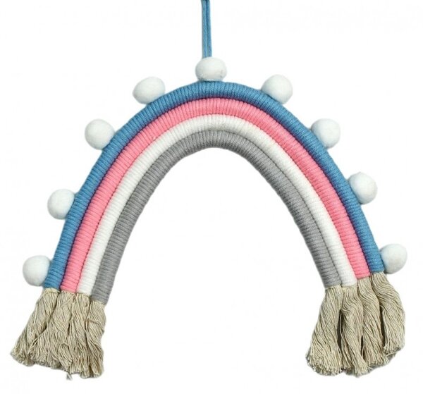 Makrame ukras – duga, 25×30 cm, OZD11WZ4