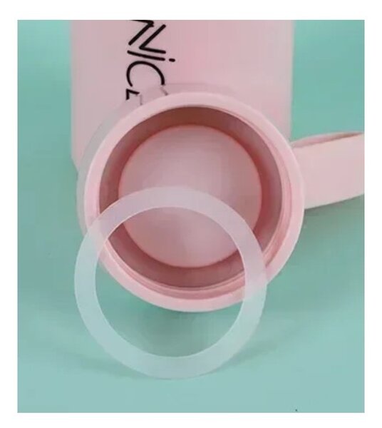 Boca za vodu – s ručkom, 17,5 cm, 400 ml, roza