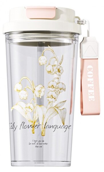 Šalica – sa slamkom, 550 ml